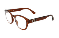 DIOR Acetate Irregular Shape Eyeglass Frames Men's Red