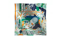 HERMES Silk Scarves Women's Multicolor