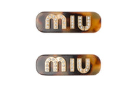 MIU MIU Hair Clip Women's Tortoiseshell