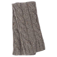 PRADA Wool Knit Scarves Men's Gray
