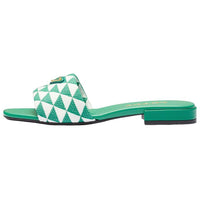 PRADA Slip Resistant Stylish Sandal Women's Green