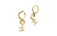 CHANEL Earrings Women's Gold