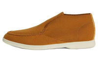 Loro Piana Open Walk Ankle Boots Men's Earth Yellow