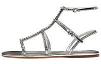 MIU MIU Strap Sandals Women's Silver