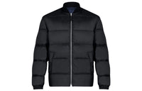 LOUIS VUITTON Solid Color Stand Collar Down Jacket Men's Black