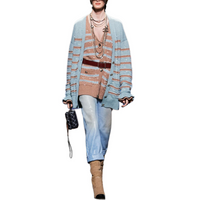 CHANEL Knitwear Women's Light Blue