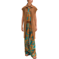 HERMES SS24 Coats Women's Umber