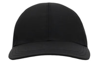 PRADA Cotton Polyamide Baseball Caps Men's Black