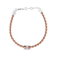 CELINE Brass Bracelets Unisex Brown