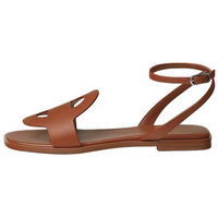 HERMES Strap Sandals Women's Brown