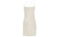 SAINT LAURENT SS23 Camisole Sleeveless Dress Women's Ecru