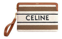 CELINE Fabric Clutch Small Size Women's Multicolor