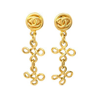 CHANEL 1993 Dangle Clip on Earrings