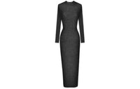 SAINT LAURENT Long-Sleeved Dresses Women's Black