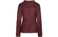 SAINT LAURENT FW22 Cashmere Sweater Women's Fuchsia