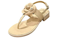 CHANEL Strap Sandals Women's Beige