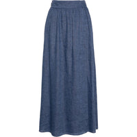 Loro Piana Casual Long Skirt Women's Indigo