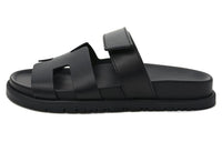 HERMES Chypre Slide Slippers Men's Black