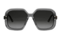 DIOR Acetate Irregular Shape Sunglasses Men's Gray