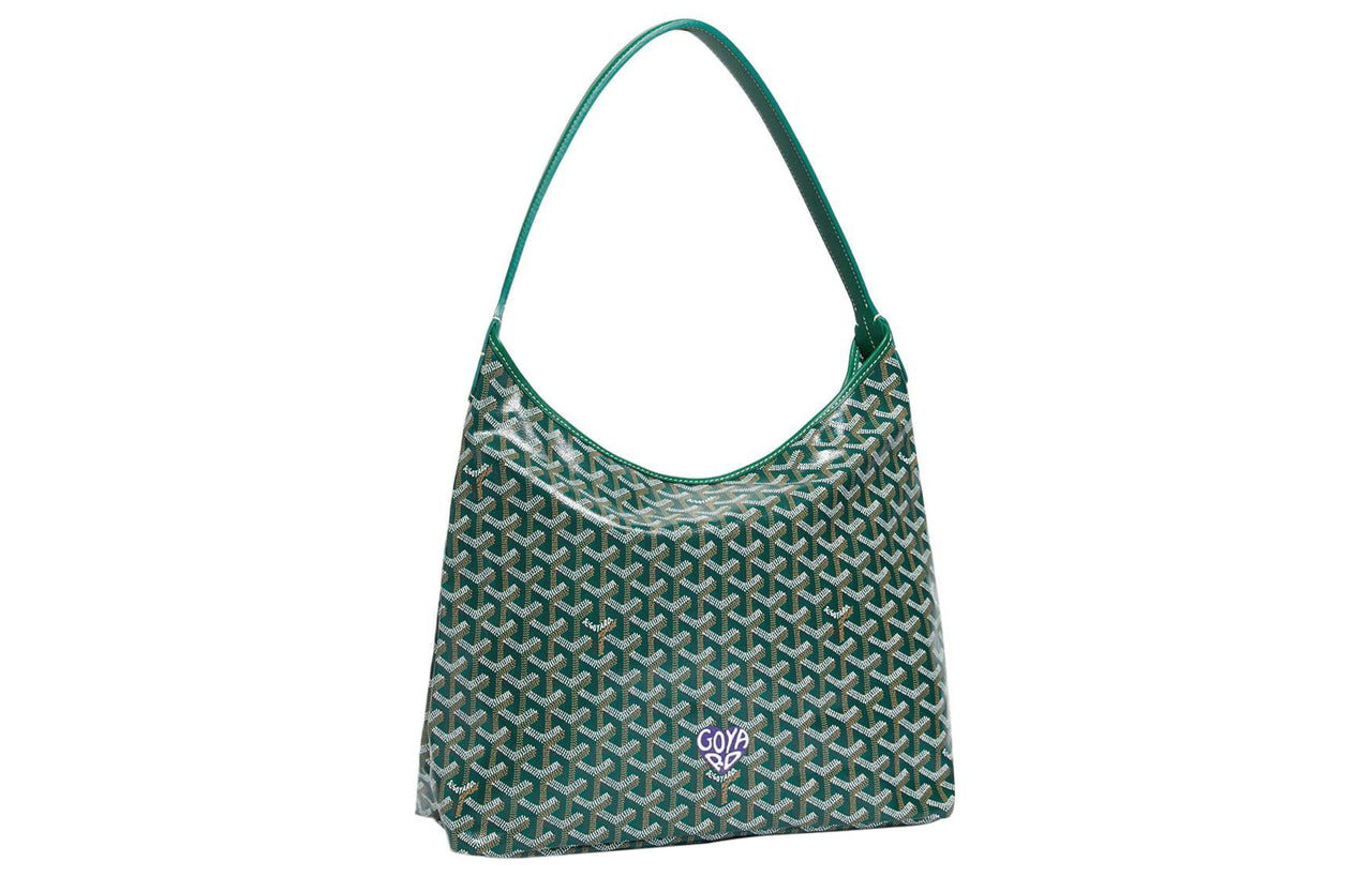 GOYARD Bohème Hobo Canvas With Leather Shoulder Bag Combo Bag Handbag, Shoulder Bag Women's
