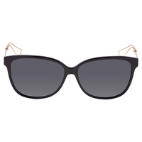 DIOR Acetate Rectangular Sunglasses Unisex Gold