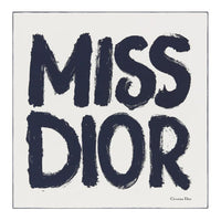 DIOR Silk Scarves Women's Marine Blue