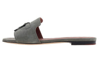 Loro Piana Slide Slippers Women's Gray