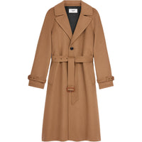 CELINE Belted Button Up Coat