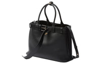 PRADA Leather Shoulder Bag, Crossbody Bag, Handbag Tubas Women's Black
