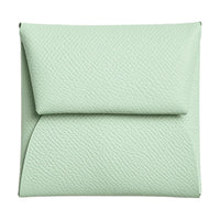 HERMES Bastia Epsom Calfskin Coin Purses Wallets Women's Spearmint