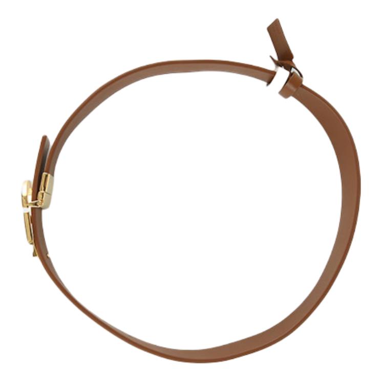 DIOR Cow Leather Belts Women's Brown