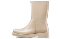 DIOR Carlo Ankle Boots Men Cream White