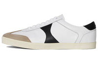 CELINE Triomphe Stylish Skateboarding Shoes Men's White Black