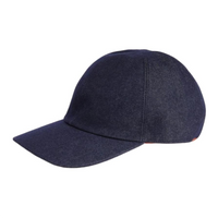 Loro Piana Cotton Polyester Baseball Caps Men's Blue