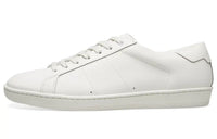 SAINT LAURENT SL 01 Stylish Skateboarding Shoes Men's White