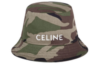 CELINE Bucket Hats Men Khaki Army Green