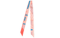 HERMES Silk Scarves Women's Red