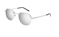 SAINT LAURENT Alloy Oval Sunglasses Unisex