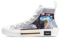 DIOR B23 High Canvas Sorayama Dinosaur Navy