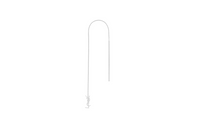 SAINT LAURENT Recycled Gold 18K Gold Earrings Women's Silver