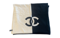 CHANEL Knit Scarves Women's White