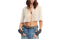 CHANEL Crop Tops Women's White