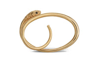 CELINE Crystal Brass Rings Women's Gold/Silver