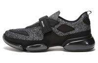 PRADA Cloudbust Casual Shoes Men's Black Silver