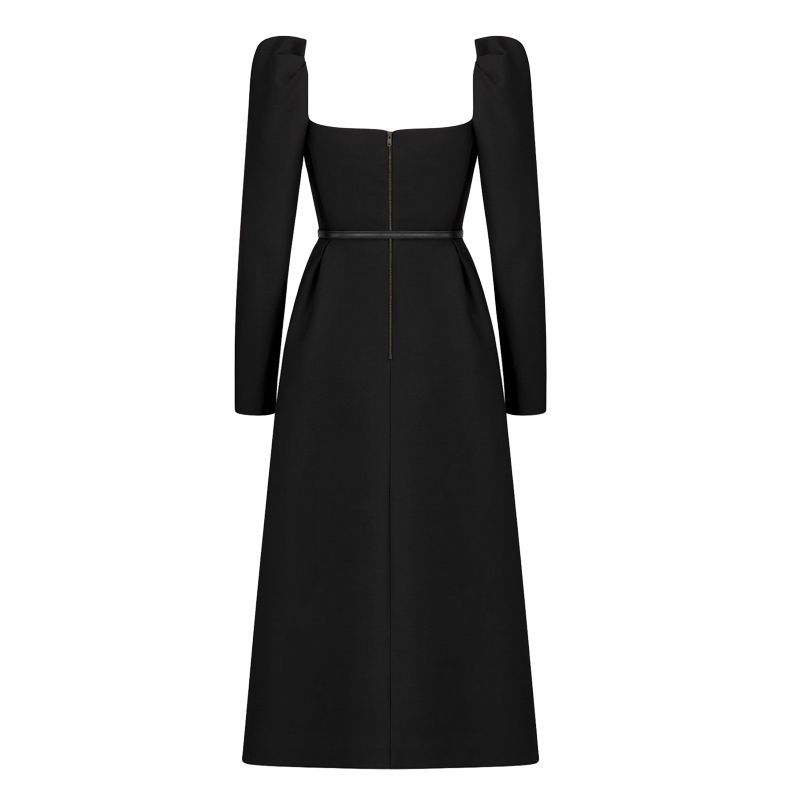 DIOR Long-Sleeved Dresses Women's Black