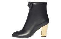 CHANEL Ankle Boots 8.5cm Women's Black