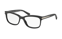 PRADA Plastic Irregular Shape Eyeglass Frames Women's Black