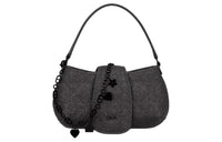 DIOR Canvas Portable Crossbody Bag Shoulder Bag Kids' Black
