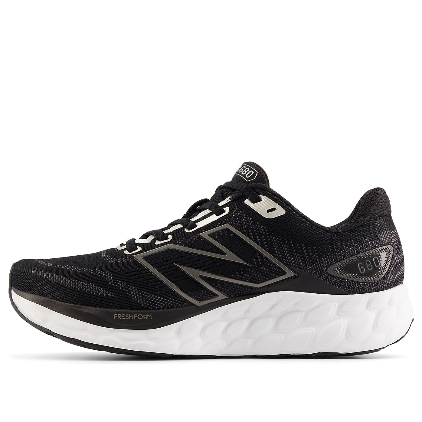 (WMNS) New Balance Fresh Foam 680v8 'Black White' W680LK8