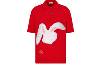 DIOR DIOR SS23 Chinese New Year Polo Shirt Men's Red
